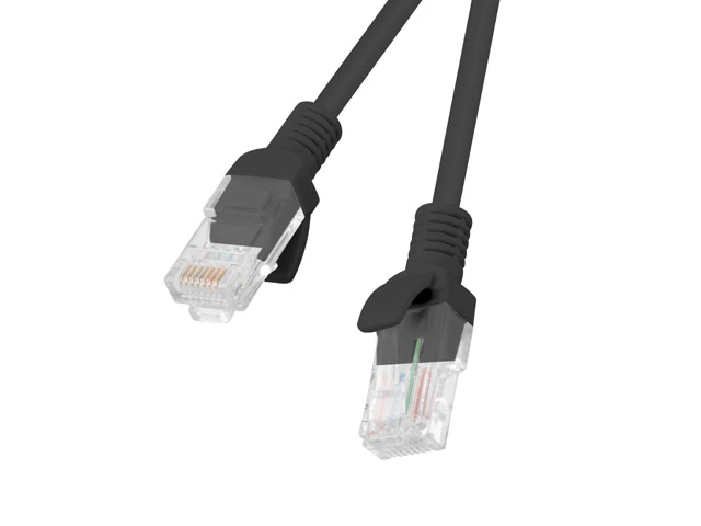 Lanberg Patchcord CAT.5E UTP | PCU5-10CC-0100-BK | 1 m