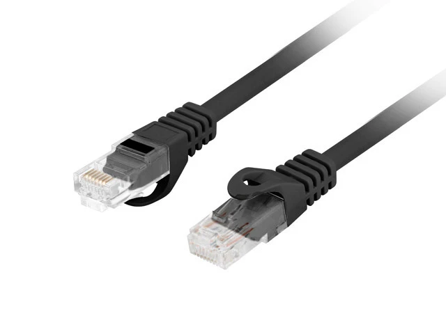 Lanberg Patchcord Cat.6 UTP LSZH CU | PCU6-10CU-0050-BK | 0.5 m