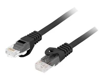 Lanberg Patchcord Cat.6 UTP LSZH CU | PCU6-10CU-1000-BK | 10 m