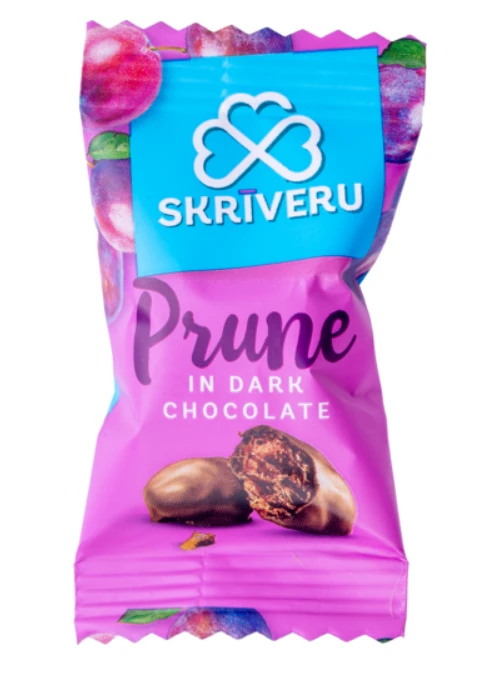 SKRĪVERU ploomid tumedas šokolaadis, 1 kg