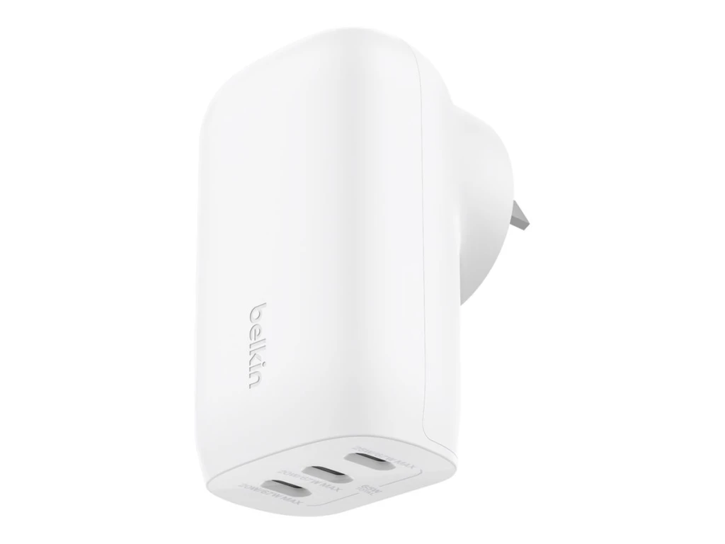 Belkin 3 Port USB-C Charger with PPS 67W | WCC002vfWH