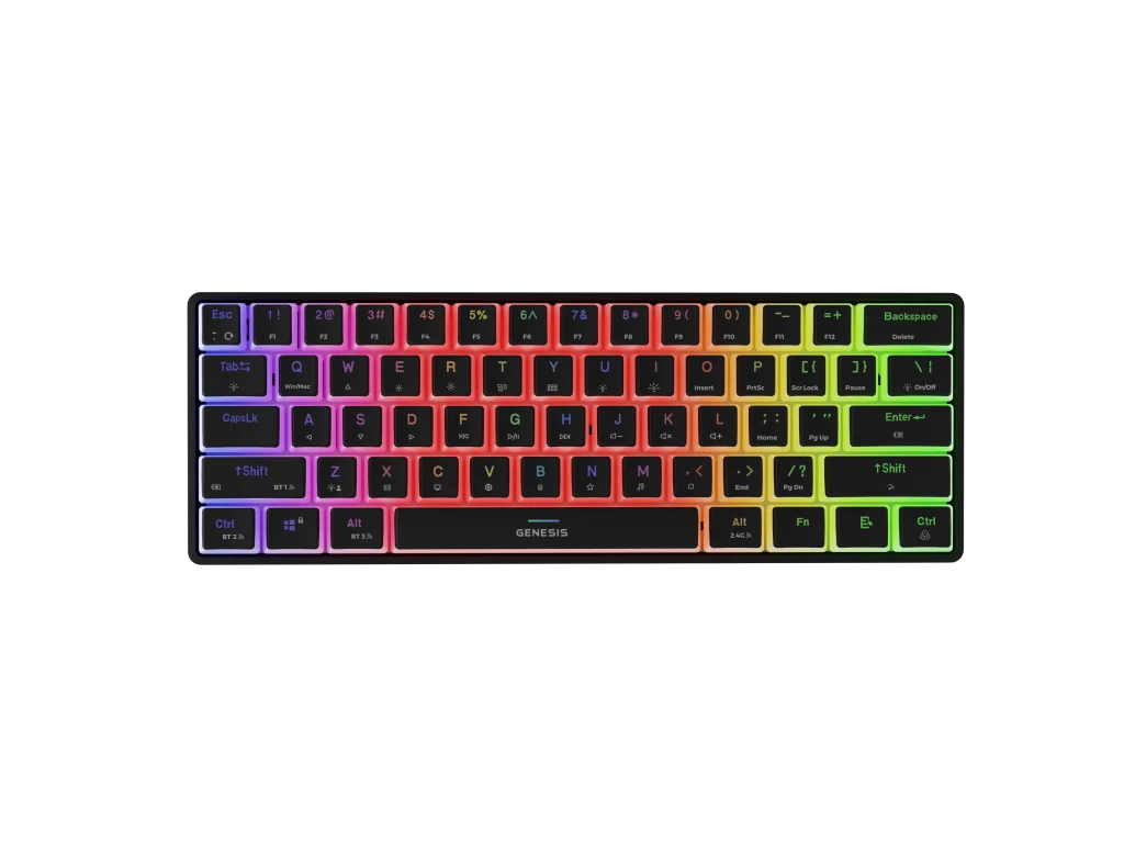 Genesis | THOR 660 G2 | Gaming keyboard | Wireless/Wired | US | Black | 2.4 GHz, Bluetooth, USB | Tactile