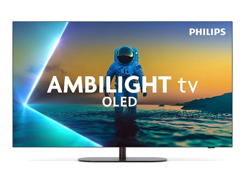 Philips OLED 4K Ambilight TV | 48OLED820/12 | 48 | Smart TV | Google TV | Grey