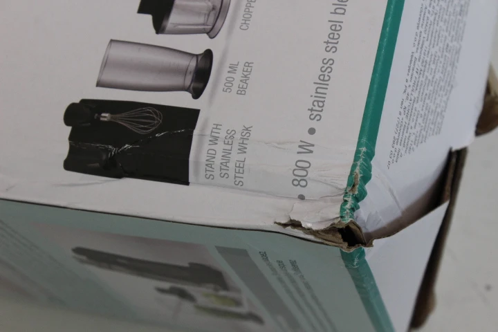 SALE OUT. Gorenje HBC807QB Blender, Hand, Power 800 W, Black | Gorenje Blender | HBC807QB | Hand Blender | 800 W | Number of speeds Variable | Chopper | Black | DAMAGED PACKAGING