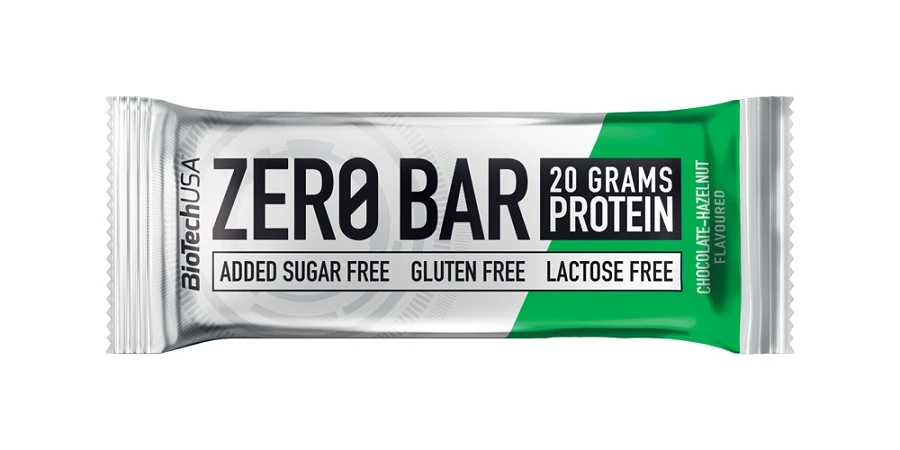 BIOTECH USA Proteiinibatoon Zero, šokolaadi-sarapuupähklimaitseline, 50 g (kogus 2 tükki)