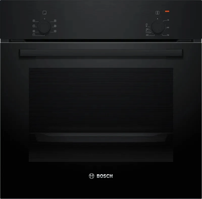 Bosch Oven | HBF010BA1 | 66 L | Electric | Manual | Knobs | Height 59.5 cm | Width 59.4 cm | Black