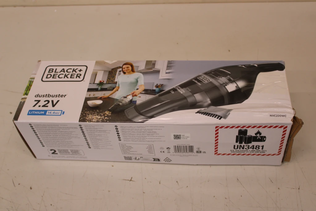 SALE OUT. Black & Decker NVC220WC-QW Cordless Handstick Vacuum Cleaner, 7.2 V, Grey | BLACK & DECKER Vacuum Cleaner | NVC220WC-QW | Cordless operating | Handstick | 7.2 V | Grey | Warranty 24 month(s) | DAMAGED PACKAGING