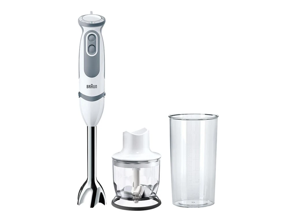 Braun | Hand Blender MultiQuick 5 Vario | MQ 5220 WH | Hand Blender | 1000 W | Number of speeds 21 | Turbo mode | White/Grey