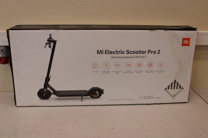 SALE OUT. Xiaomi Mi Electric Scooter Pro 2 (Black) | Xiaomi Mi Electric Scooter Pro 2 | 600 W | 25 km/h | 3 month(s) | Black | USED AS DEMO, DAMAGED PACKAGING