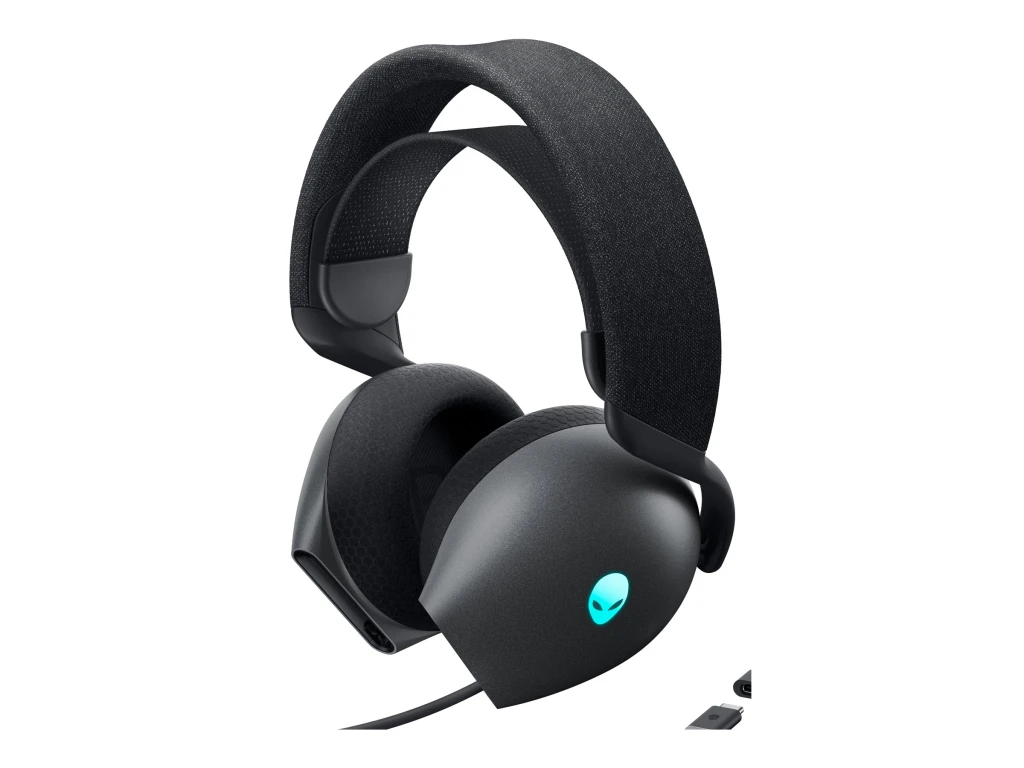 Dell Gaming Headset | Alienware Tri Mode AW725H | Bluetooth | Over-Ear | Microphone | Noise canceling | Wireless | Dark Side of the Moon