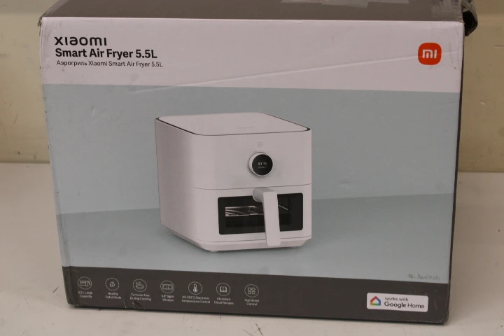 SALE OUT. Xiaomi Smart Air Fryer 5.5L EU | Xiaomi Smart Air Fryer EU | Power 1600 W | Capacity 5.5 L | White | DAMAGED PACKAGING, USED, SCRATCHED