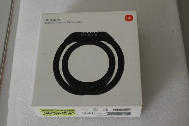 SALE OUT. Xiaomi Electric Scooter Cable Lock | Xiaomi Electric Scooter Cable Lock | Black | DEMO