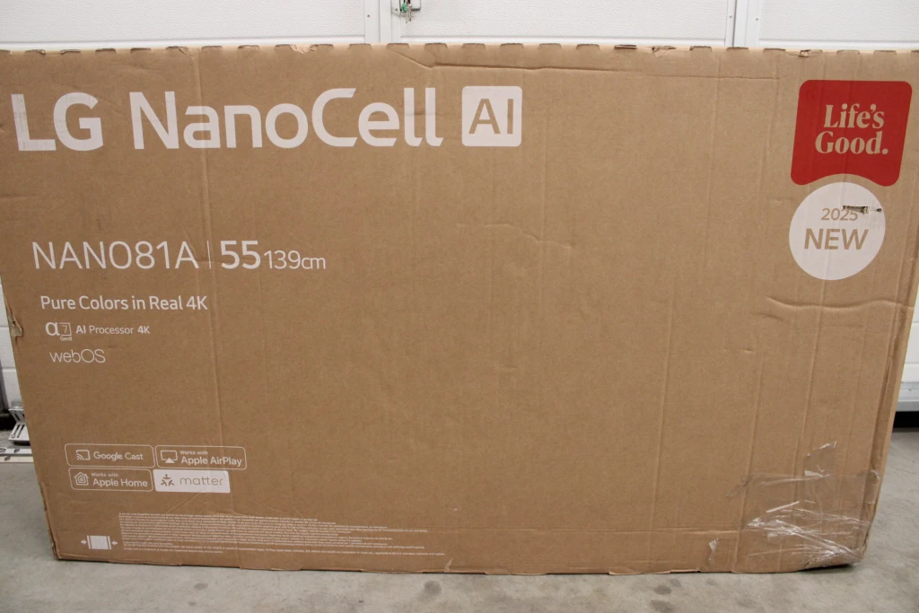 SALE OUT.  | SALE OUT. LG 55NANO81A3A | 55 | Smart TV | webOS 25 | UHD | DAMAGED PACKAGING