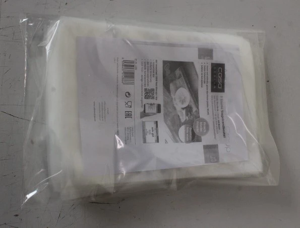 SALE OUT. Caso Vacuum Sealer bags, 25 x 35 cm, 100 pcs | Caso Sealed edge bags | 01286 | 100 bags | Dimensions (W x L) 25 x 35  cm | NO ORIGINAL PACKAGING