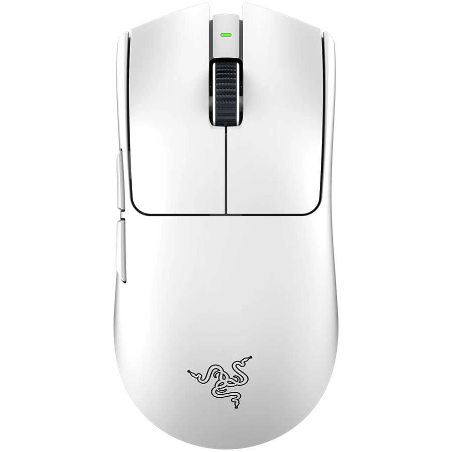 Razer Viper V3 Pro - White, Gaming mouse, HyperSpeed Wireless, Focus Pro 35K Optical Sensor Gen-2, 35K DPI, Optical Mouse Switches Gen-3, 90-million Clicks, 100% PTFE mouse feet, 54 g (excluding cable and dongle), USB Type A to USB Type C cable