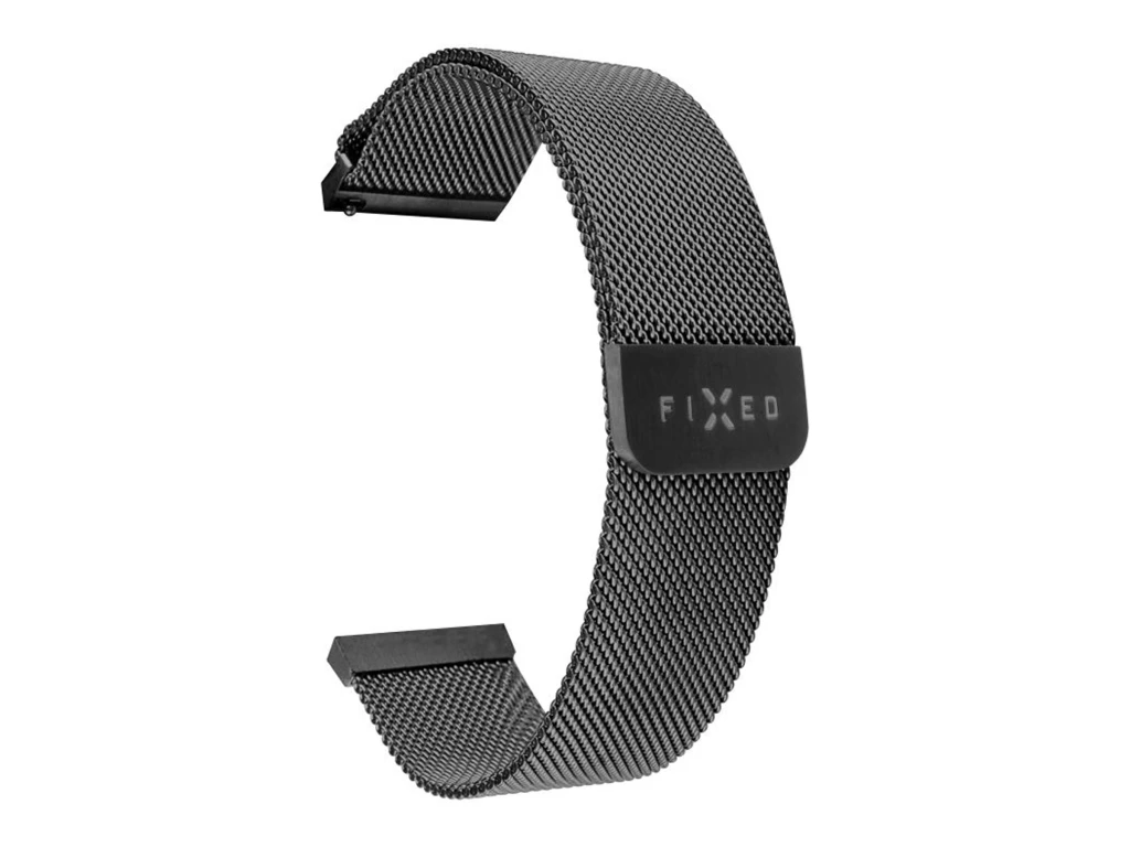 Fixed | Mesh Strap with Quick Release 18mm for smartwatch | Black