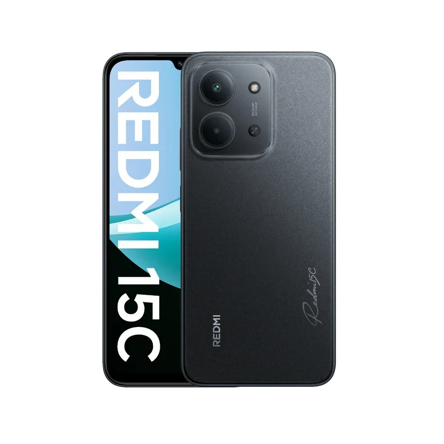 Xiaomi Redmi | 15C 4G | Midnight Black | 6.9 " | IPS LCD | 720 x 1600 pixels | Mediatek | Internal RAM 4 GB | 128 GB | Dual SIM | Nano SIM | 4G | Main camera resolution 50 MP | Secondary camera resolution 8 MP | Android | 13 | 6000 mAh