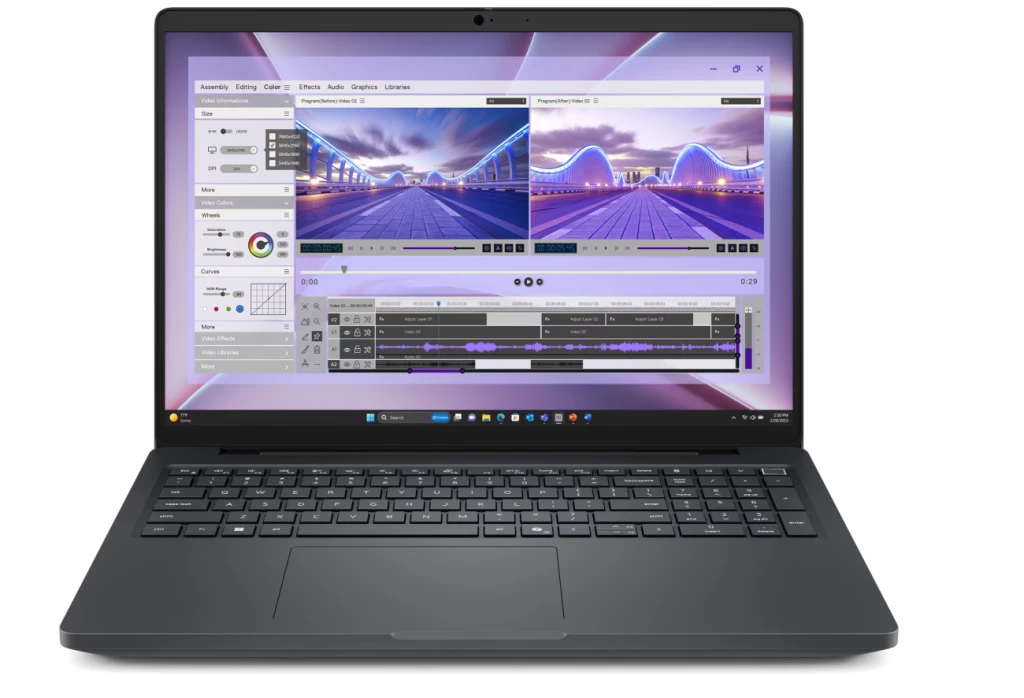 Dell Pro Max 16 MC16250 | 16 " | FHD+ | Intel Core Ultra 7 | 255H | 16 GB | DDR5 | Solid-state drive capacity 512 GB | NVIDIA RTX PRO 1000 Blackwell | GDDR7 | 8 GB | Windows 11 Pro | Bluetooth version 5.4 | Keyboard language English | Keyboard backlit | Warranty 36 month(s) | Battery warranty 12 month(s)
