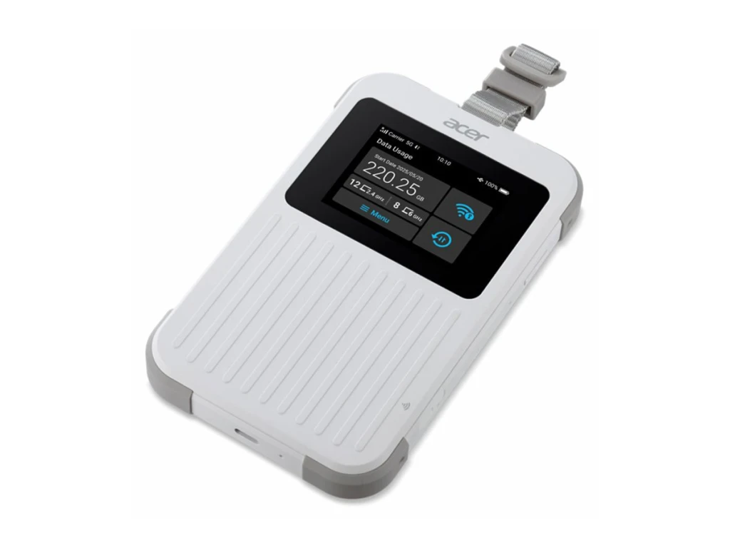 Acer Connect M6E Wi-Fi 5G Mobile Hotspot, USB, Type C, Blue | Acer