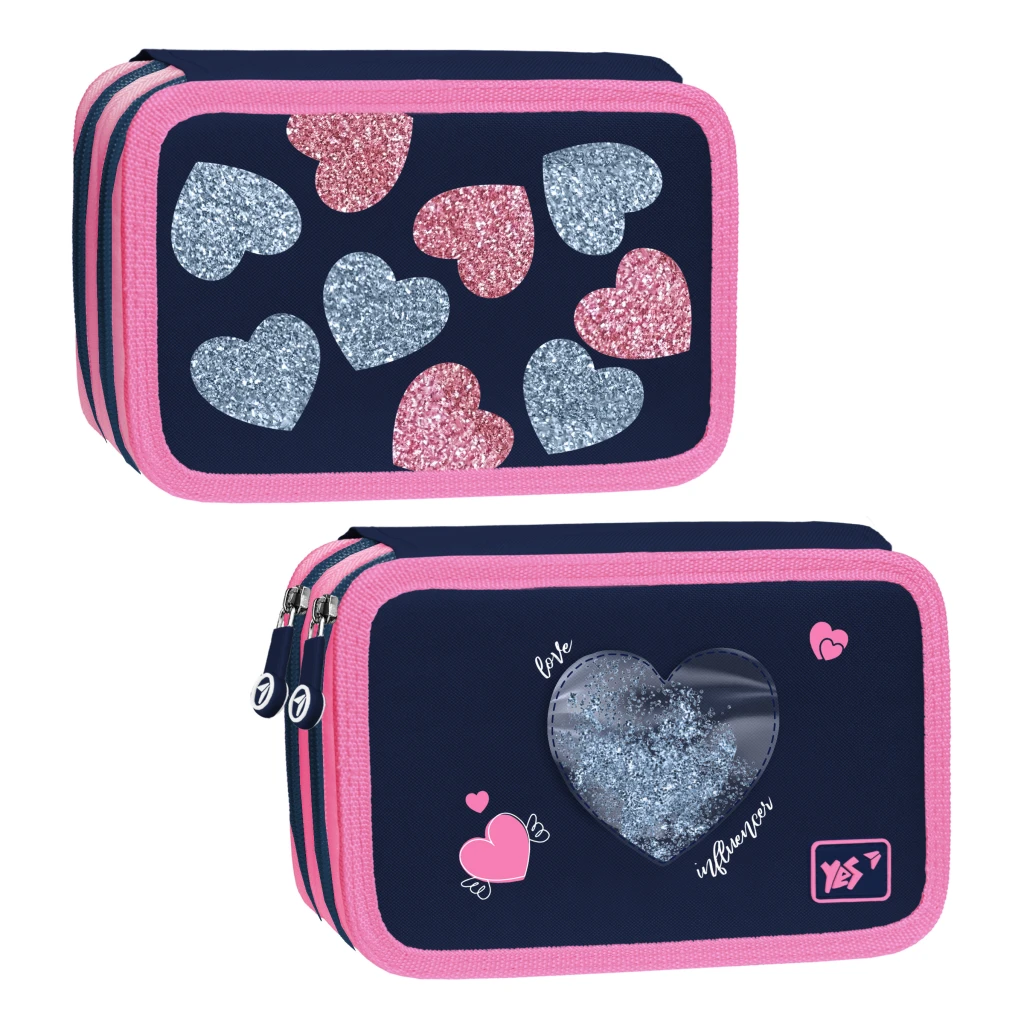 Kõvakaaneline pinal kahe sektsiooniga YES HP-01 Bright Hearts