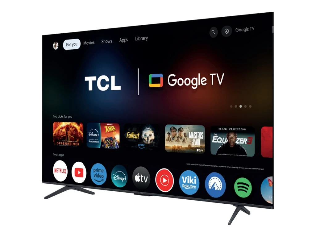 TCL 4K QLED TV | 75T8C | 75 | Smart TV | Google TV | Black