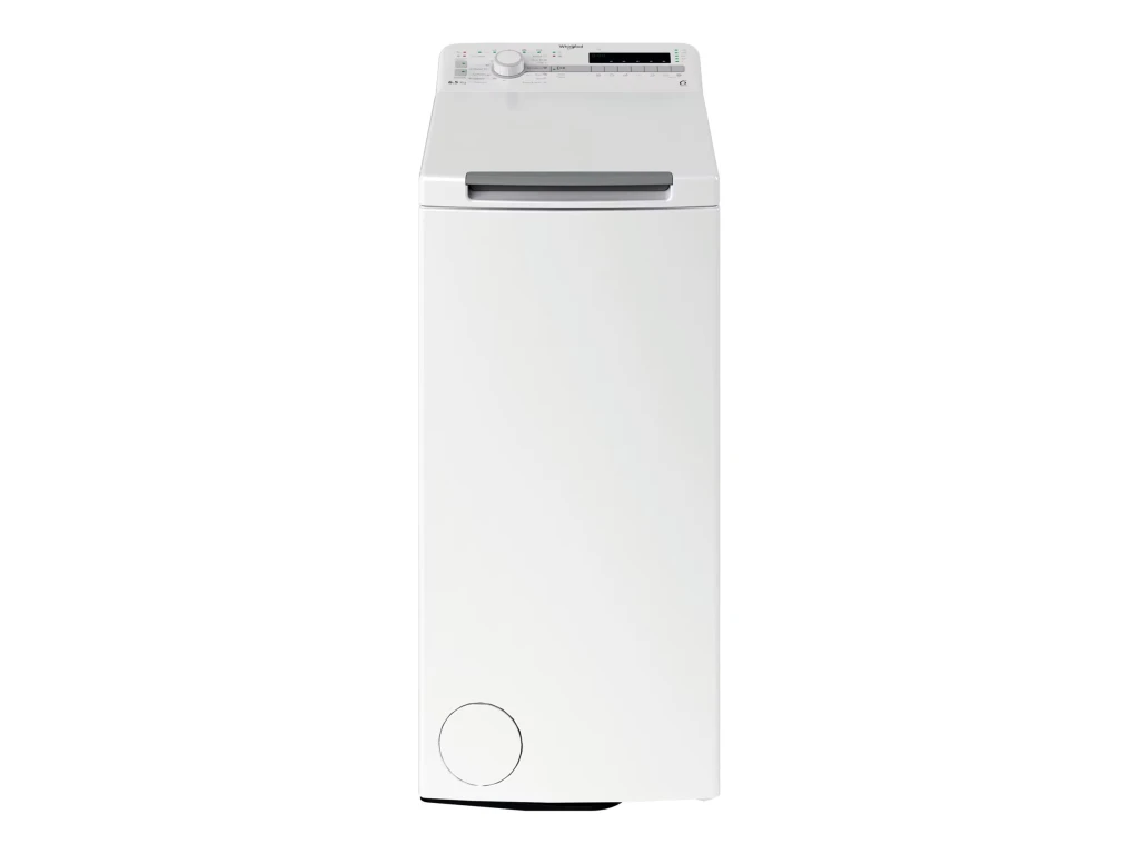 Whirlpool Washing Machine | TDLR 65230SS EU/N | Energy efficiency class D | Top loading | Washing capacity 6.5 kg | 1200 RPM | Depth 60 cm | Width 40 cm | Display | LED | White