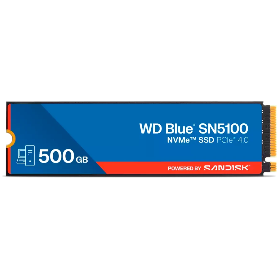 SSD WD Blue SN5100 (M.2, 500GB, PCIE GEN 4.0 x4 NVMe)