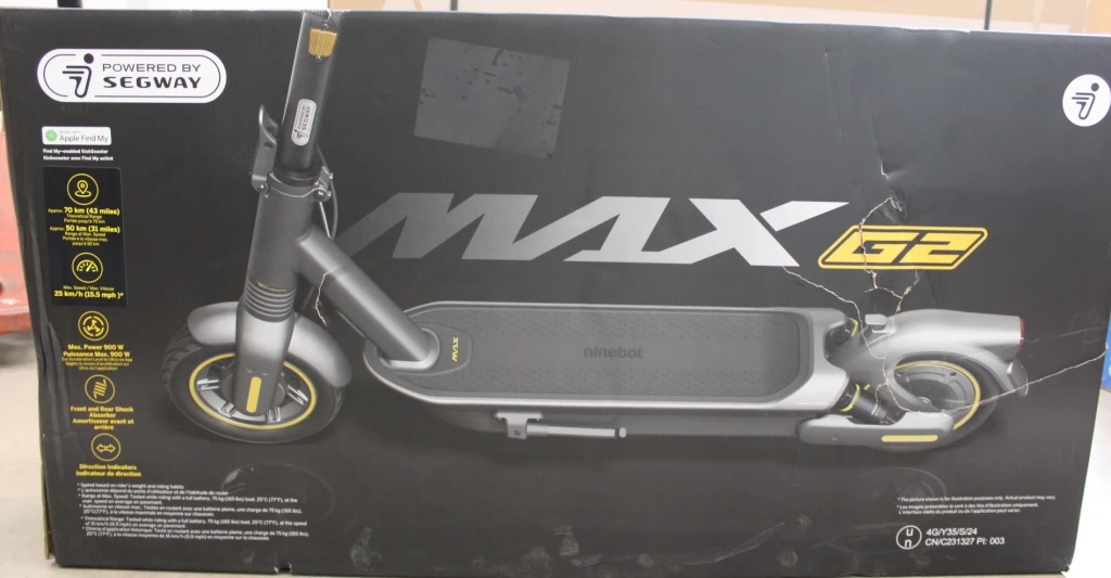 SALE OUT.  | Segway | Kickscooter MAX G2 E | DAMAGED PACKAGING