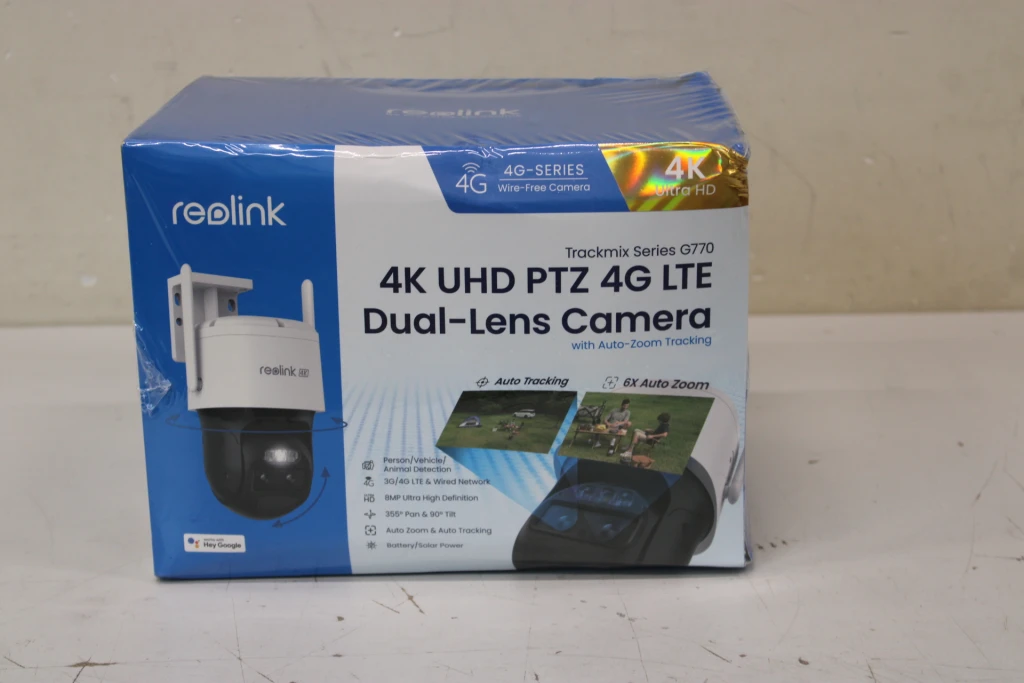 SALE OUT.  | Reolink | Battery 4G Camera | TrackMix Series G770 | PTZ | 4 MP | 2.8mm/F1.6 | IP65 | H.264/H.265 | Micro SD, Max. 256 GB | DAMAGED PACKAGING