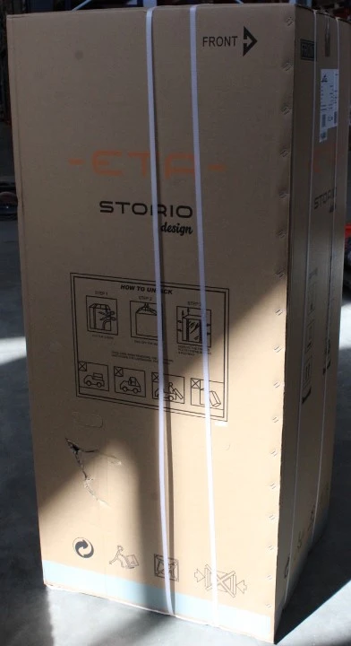 SALE OUT. ETA ETA253490030E Storio retro Refrigerator, E, Free standing, Combi, Height 148.2 cm, Net fridge 170 L, Net freezer 45 L, Red | ETA Refrigerator | ETA253490030E Storio retro | Energy efficiency class E | Free standing | Double Door | Height 148.2 cm | Fridge net capacity  170 L | Freezer net capacity 45 L | 44 dB | Red | DAMAGED PACKAGIN