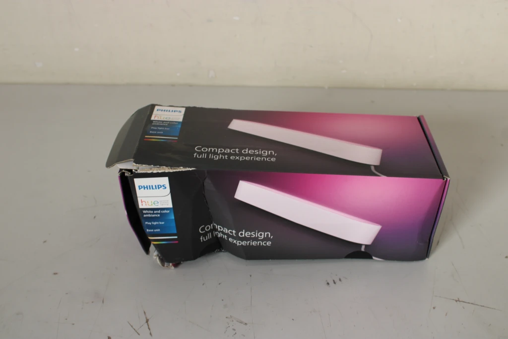 SALE OUT. |Philips Hue Play WCA Lightbar Base, White|42 W|2000-6500 Hue White Colour Ambiance|DAMAGED PACKAGING