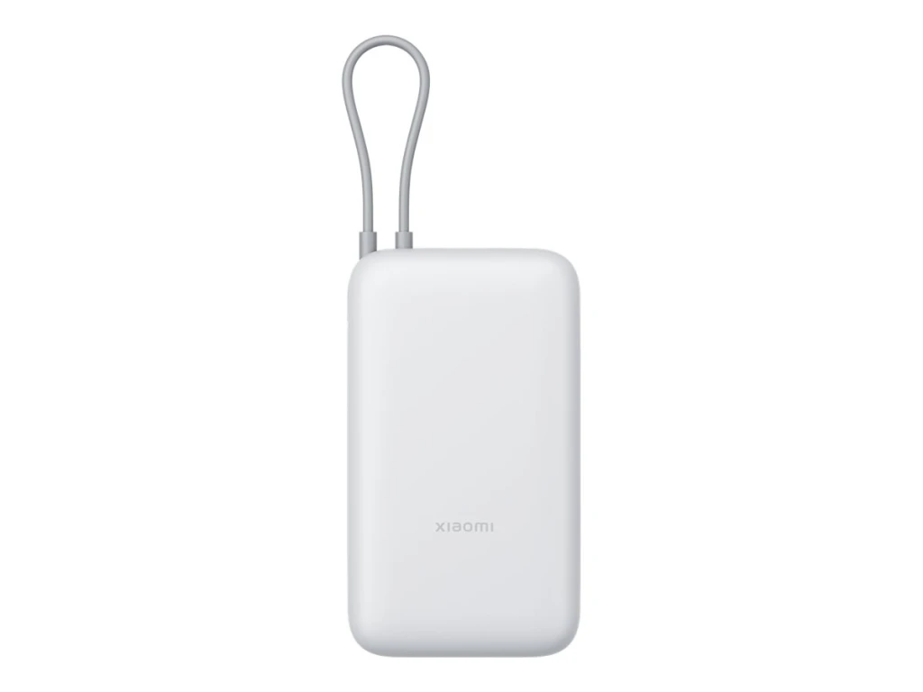 Xiaomi Power Bank 20000mAh (Integrated Cable) | 20000 mAh | Light Gray