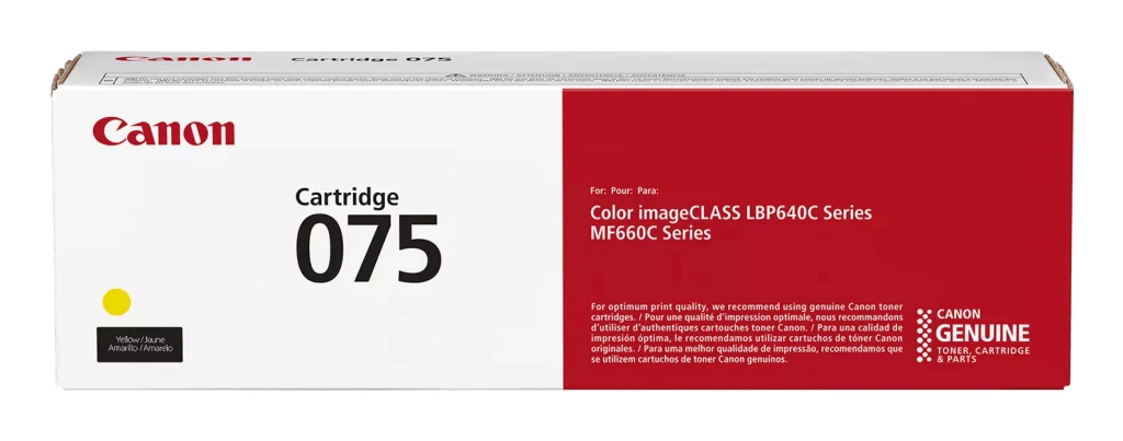 CANON Toner Cartridge 075 Y