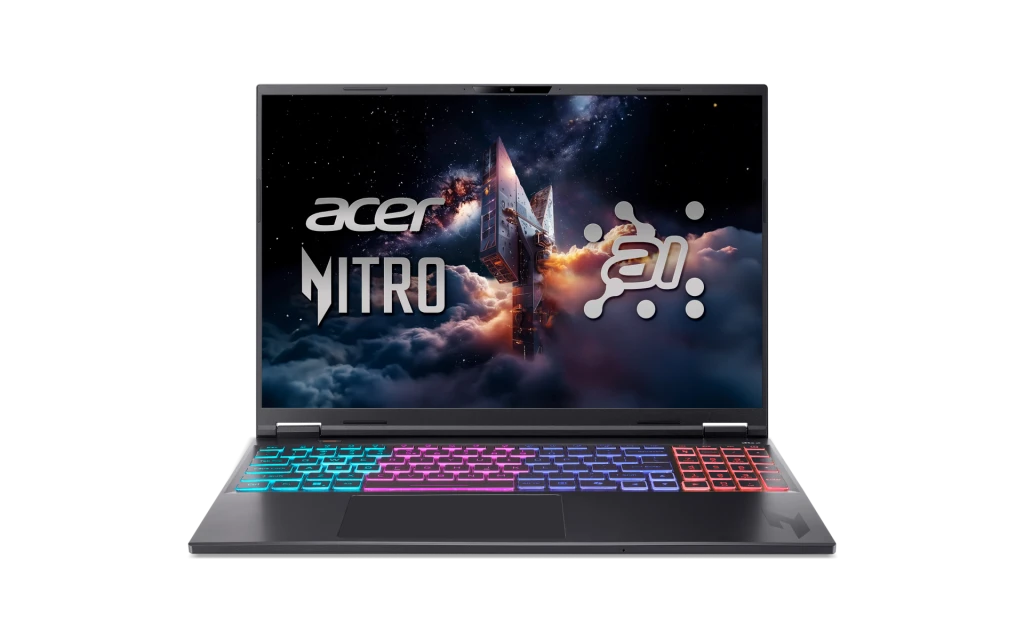 Acer | Nitro V 16S AI AN16S-61-R6Q1 | Obsidian Black | 16 " | IPS | WUXGA | AMD Ryzen AI 7 | 350 | 16 GB | DDR5 | Solid-state drive capacity 1000 GB | NVIDIA GeForce RTX 5060 | Windows 11 Home | 802.11ax | Bluetooth version 5.3 | Keyboard language US international | Keyboard backlit | Warranty 24 month(s)