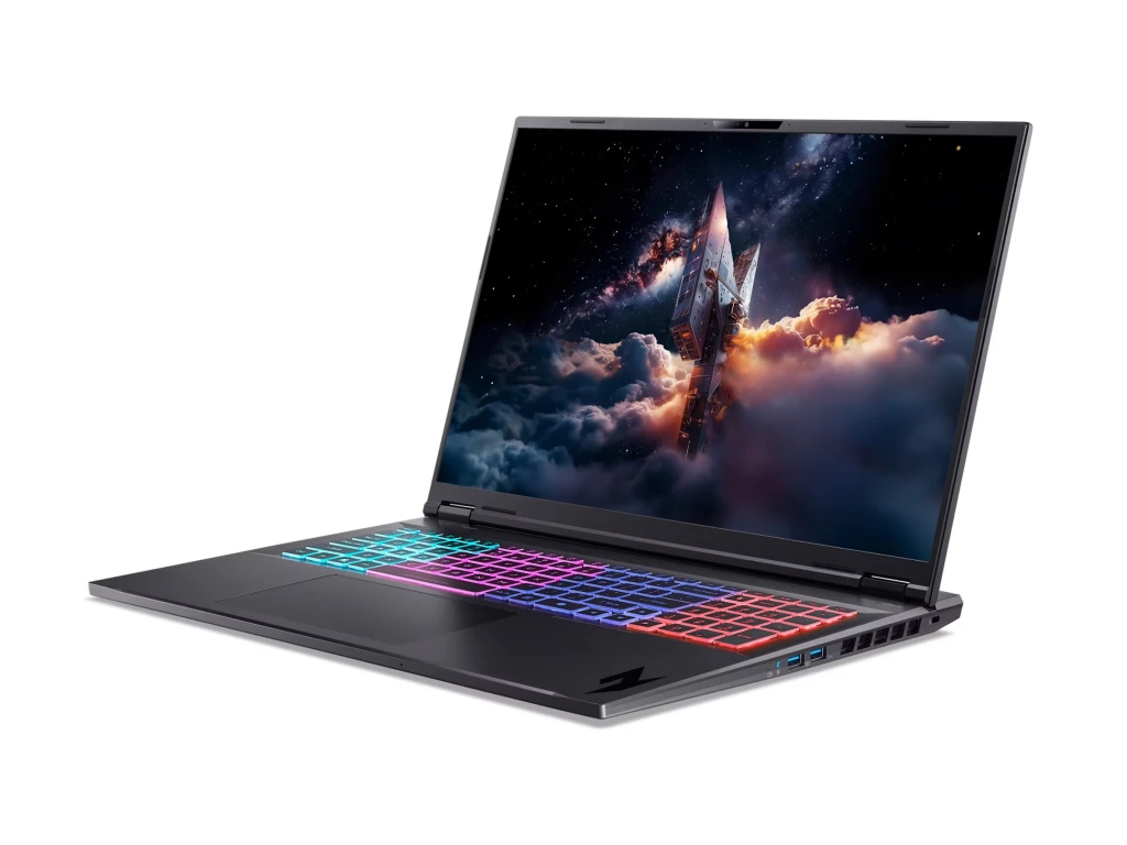 Acer | Nitro 18 AI AN18-61-R40J | Obsidian Black | 18 " | IPS | WQXGA | 2560 x 1600 pixels | AMD Ryzen AI 7 | 350 | 16 GB | DDR5 | Solid-state drive capacity 1000 GB | NVIDIA GeForce RTX 5070 | GDDR7 | 8 GB | Windows 11 Home | 802.11ax | Bluetooth version 5.3 | Keyboard language US international | Keyboard backlit | Warranty 24 month(s)