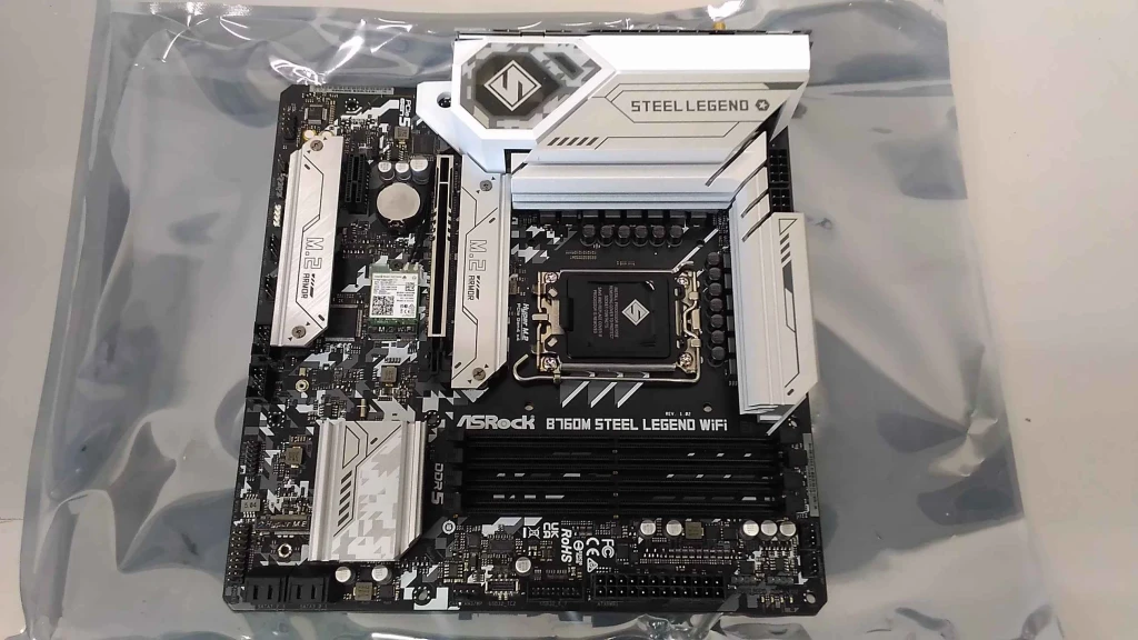 SALE OUT. ASRock INTEL B760/4DDR5/4SATA3 | ASRock B760M Steel Legend WiFi | Processor family Intel | Processor socket LGA1700 | DDR5 DIMM | Memory slots 4 | Supported hard disk drive interfaces SATA3, 3 Hyper M.2 | Number of SATA connectors 4 | Chipset B760 | Micro ATX | USED, REFURBISHED, WITHOUT ORIGINAL PACKAGING
