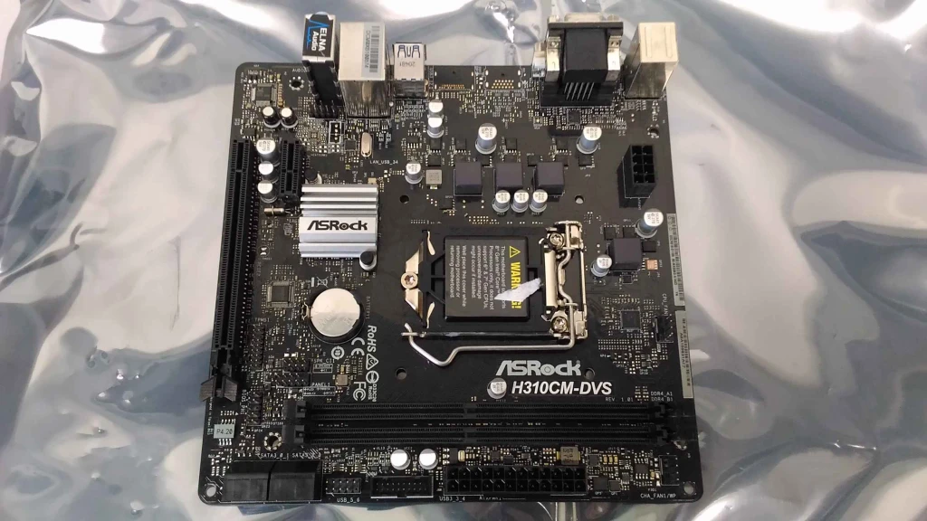 SALE OUT. ASRock INTEL H310C/2DDR4/4SATA3 | ASRock H310CM-DVS | Processor family Intel | Processor socket LGA1151 | DDR4 DIMM | Memory slots 2 | Supported hard disk drive interfaces SATA3 | Number of SATA connectors 4 | Chipset Intel H310 | Micro ATX | USED, REFURBISHED, WITHOUT ORIGINAL PACKAGING AND ACCESSORIES, ONLY BACKPANEL INCLUDED