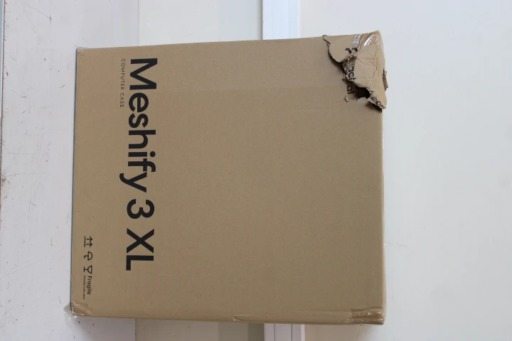 SALE OUT. Fractal Design Meshify 3 XL Ambience Pro RGB Black TG | Fractal Design Meshify 3 XL | Ambience Pro RGB Black TG Light Tint | ATX | DAMAGE PACKAGING | Power supply included No