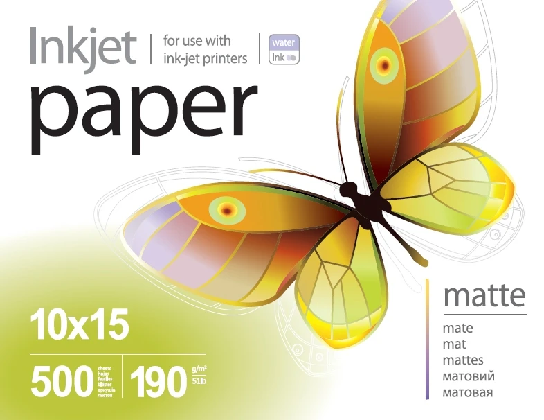ColorWay PrintPro Photo Paper, 500 sheets | 190 g/m² | 10x15 | Matte
