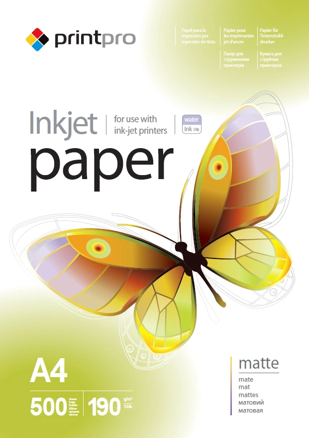 ColorWay PrintPro Photo Paper, 500 sheets | 190 g/m² | A4 | Matte