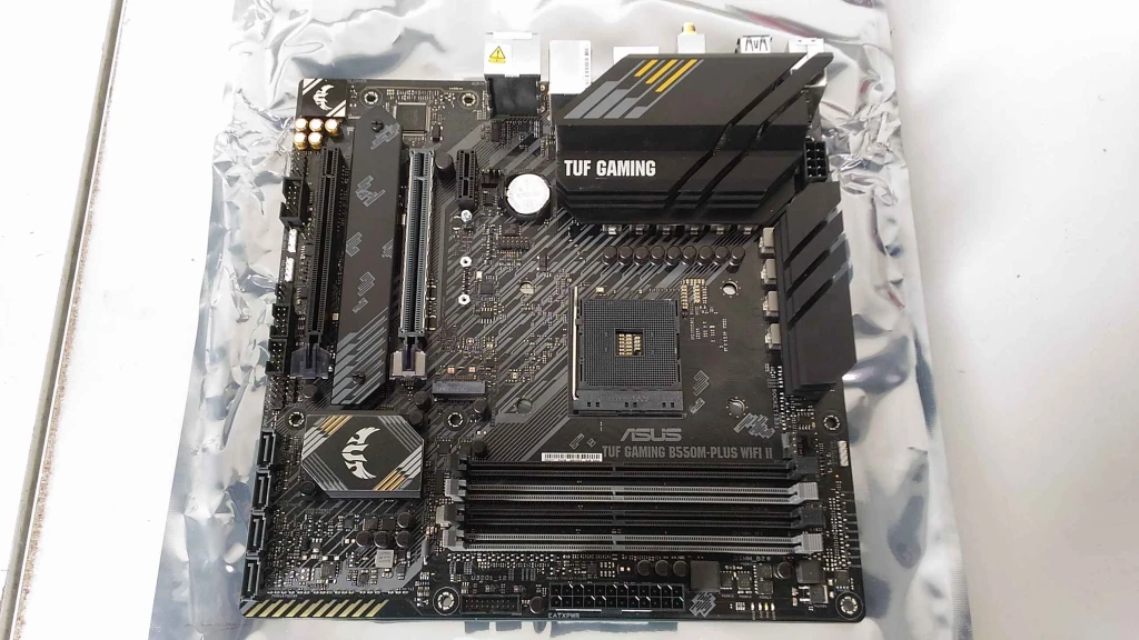SALE OUT. ASUS TUF GAMING B550M-PLUS WIFI II | Asus TUF GAMING B550M-PLUS WIFI II | Processor family AMD | Processor socket AM4 | DDR4 | Memory slots 4 | Chipset  B550 | microATX | USED, REFURBISHED