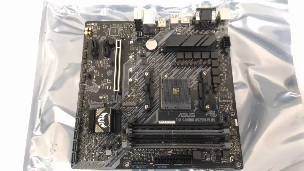 SALE OUT. ASUS TUF GAMING A520M-PLUS | Asus TUF GAMING A520M-PLUS | Processor family AMD | Processor socket AM4 | DDR4 DIMM | Memory slots 4 | Supported hard disk drive interfaces 	SATA, M.2 | Number of SATA connectors 4 | Chipset  AMD A520 | Micro ATX | USED, REFURBISHED, WITHOUT ORIGINAL PACKAGING AND ACCESSORIES, ONLY BACKPANEL INCLUDED