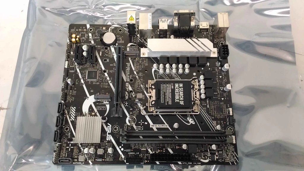 SALE OUT. ASUS PRIME B760M-K | Asus PRIME B760M-K | Processor family Intel | Processor socket LGA1700 | DDR5 DIMM | Number of SATA connectors 4 | USED, REFURBISHED, WITHOUT ORIGINAL PACKAGING AND ACCESSORIES, ONLY BACKPANEL INCLUDED