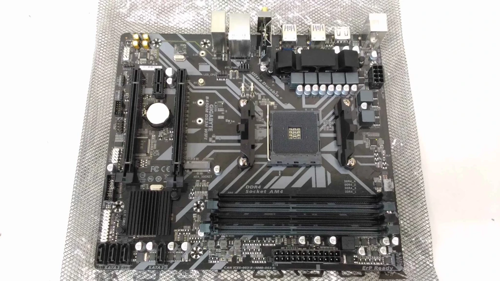 SALE OUT. GIGABYTE B450M DS3H WIFI 1.5 M/B | Gigabyte USED, REFURBISHED, WITHOUT ORIGINAL PACKAGING AND ACCESSORIES, ONLY BACKPANEL AND ANTENNAS INCLUDED