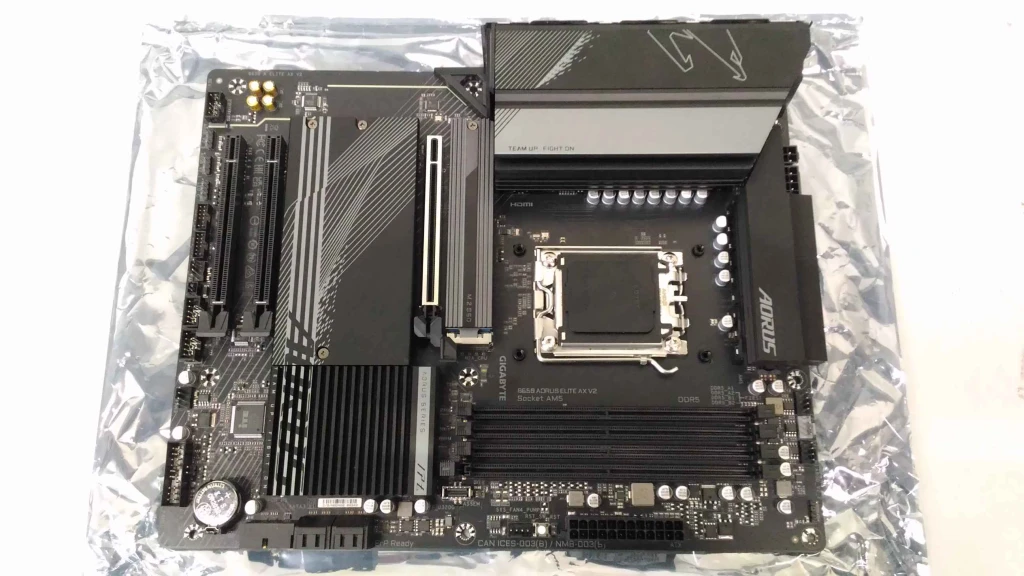 SALE OUT. Gigabyte B650 A ELITE AX V2 1.0 | Gigabyte B650 A ELITE AX V2 1.0 | Processor family AMD | Processor socket AM5 | DDR5 DIMM | Supported hard disk drive interfaces SATA, M.2 | Number of SATA connectors 4 | USED, REFURBISHED, WITHOUT ORIGINAL PACKAGING AND ACCESSORIES, ONLY BACKPANEL AND ANTENNA INCLUDED
