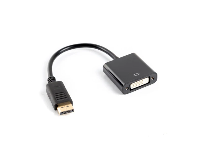 Lanberg Adapter Dual Link DisplayPort 1.2 to DVI-I | AD-0007-BK
