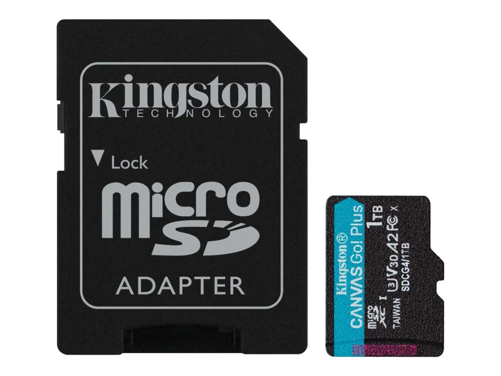 Kingston Memory card | Canvas Go! Plus | 1000 GB | microSD | Flash memory class Class 10, UHS-I, U3, V30, A2