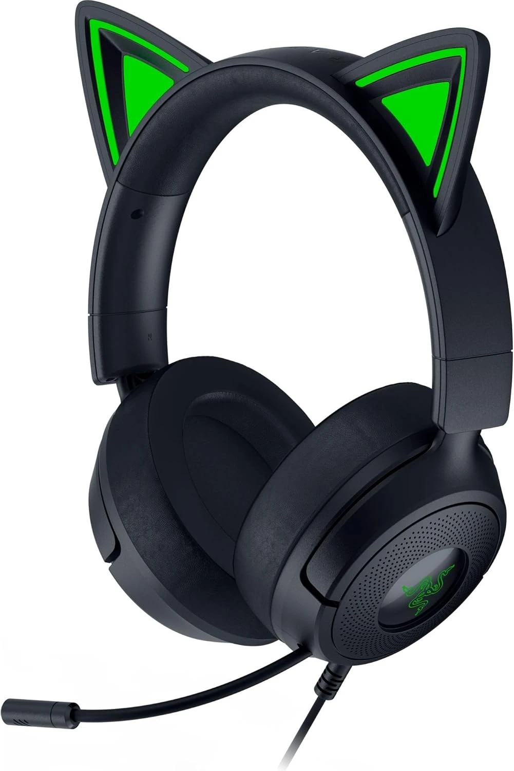 Razer Gaming Headset | Kraken Kitty V3 X | Wired | Over-Ear | Microphone | Black