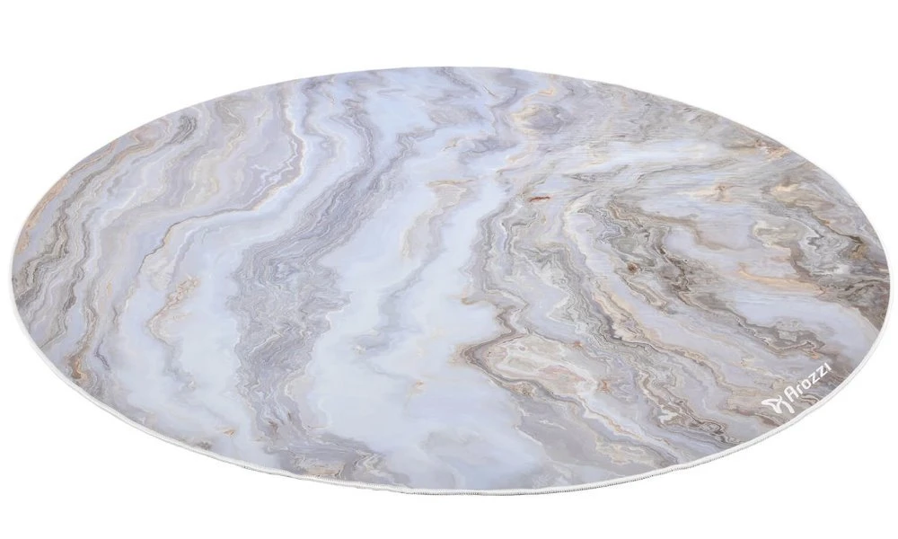 Arozzi Zona Round Floor Pad | White Marble