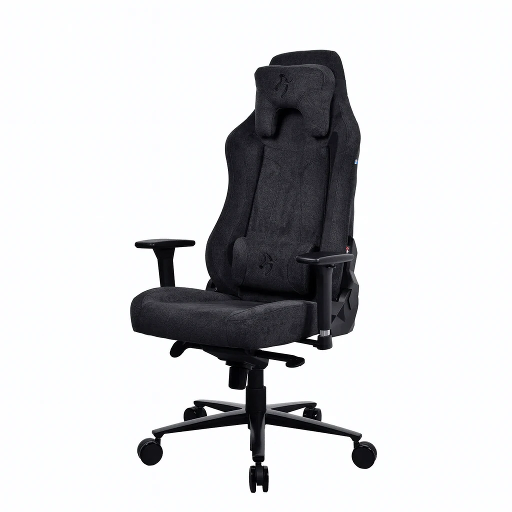 Arozzi Soft Fabric/Metal/Aluminium | Gaming Chair | Vernazza Soft Fabric | Pure Black